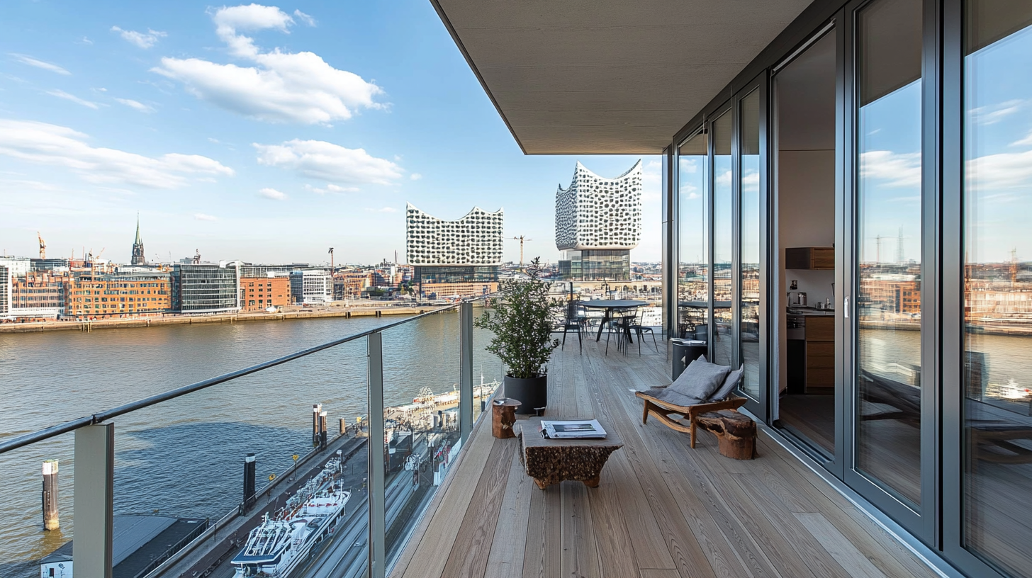 Modernes Studio-Apartment in Hamburg-HafenCity